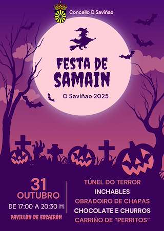Fechas, información, programa, cartel, imágenes, mapa y ubicación de Festa de Samaín  (2025)  en  O Saviñao
