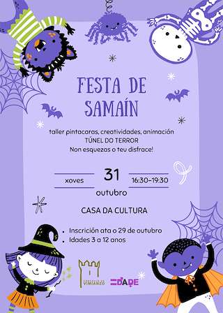 Fechas, información, programa, cartel, imágenes, mapa y ubicación de Festa de Samaín  en  Vimianzo