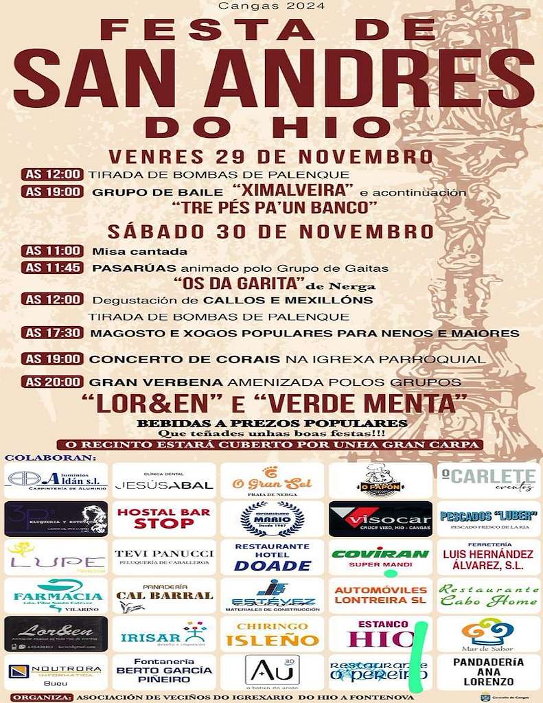 Festa de San Andrés do Hio en Cangas