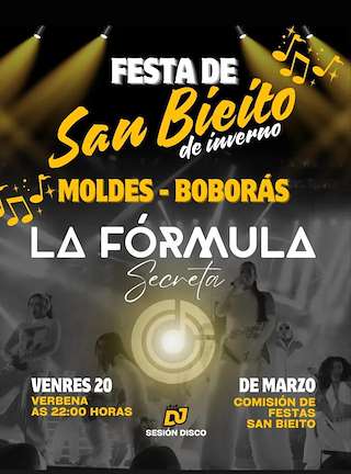 Fechas, información, programa, cartel, imágenes, mapa y ubicación de Festa de San Bieito de Inverno de Moldes  en  Boborás