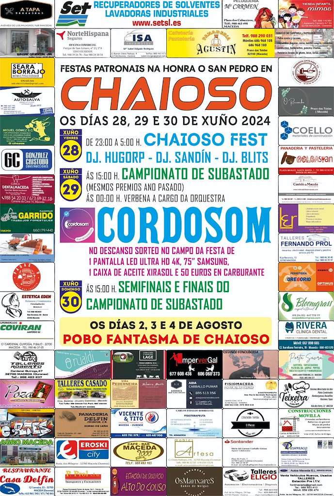 Festa de San Pedro de Chaioso en Maceda
