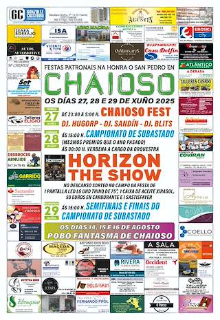 Fechas, información, programa, cartel, imágenes, mapa y ubicación de Festa de San Pedro de Chaioso  en  Maceda