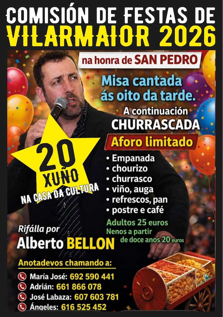 Festa de San Pedro (2026) en Vilarmaior