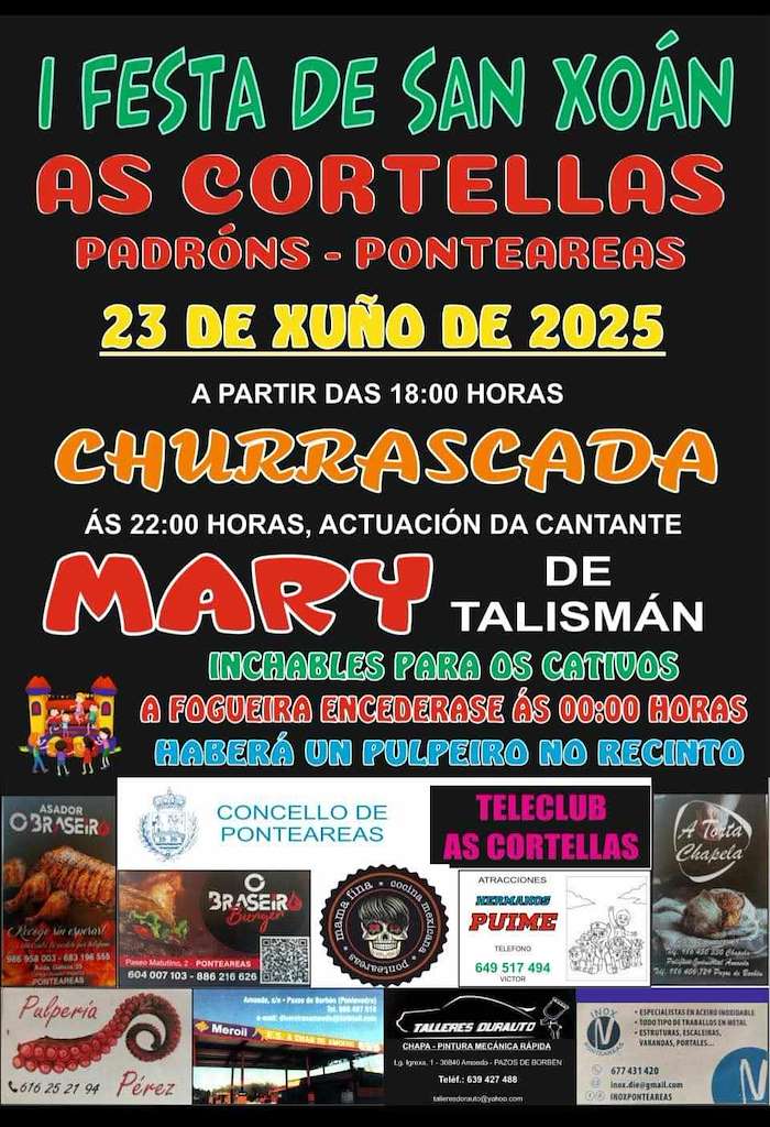 I Festa de San Xoán de As Cortellas  (2025) en Ponteareas