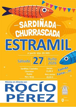 Fechas, información, programa, cartel, imágenes, mapa y ubicación de Festa de San Xoán de Estramil (2026) en A Laracha