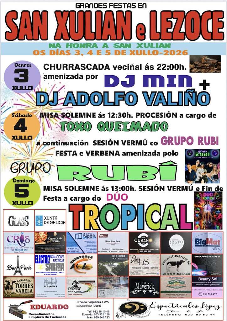 Festa de San Xulián e Lezoce  en Sarria