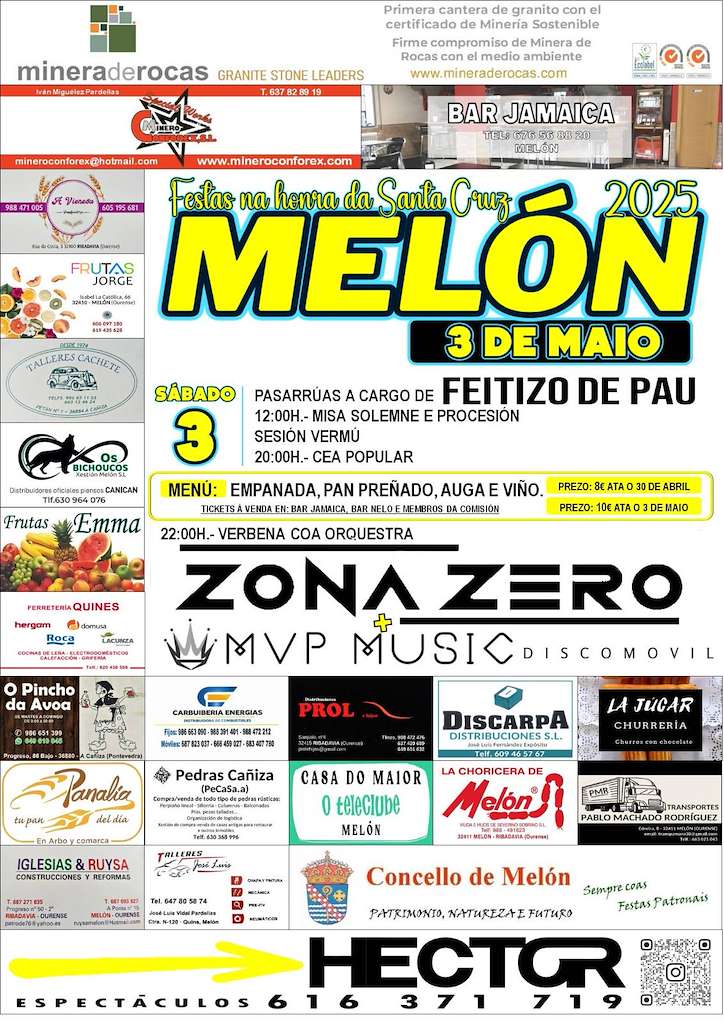 Festa de Santa Cruz en Melón