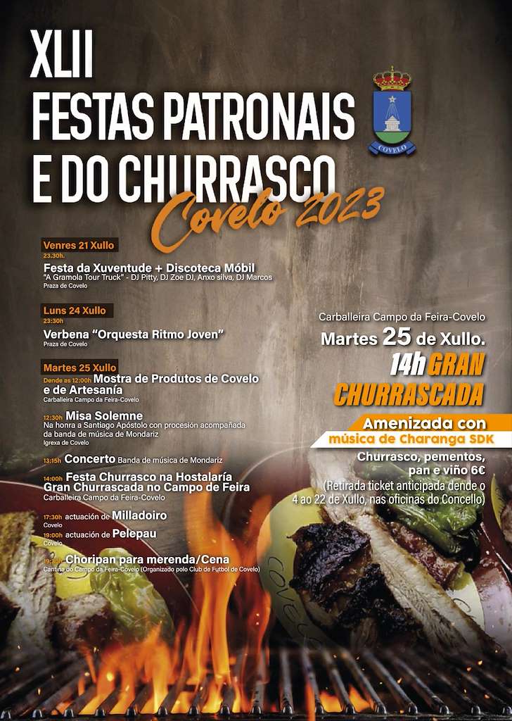 Festa de Santiago Apóstol e do Churrasco (2022) en Covelo