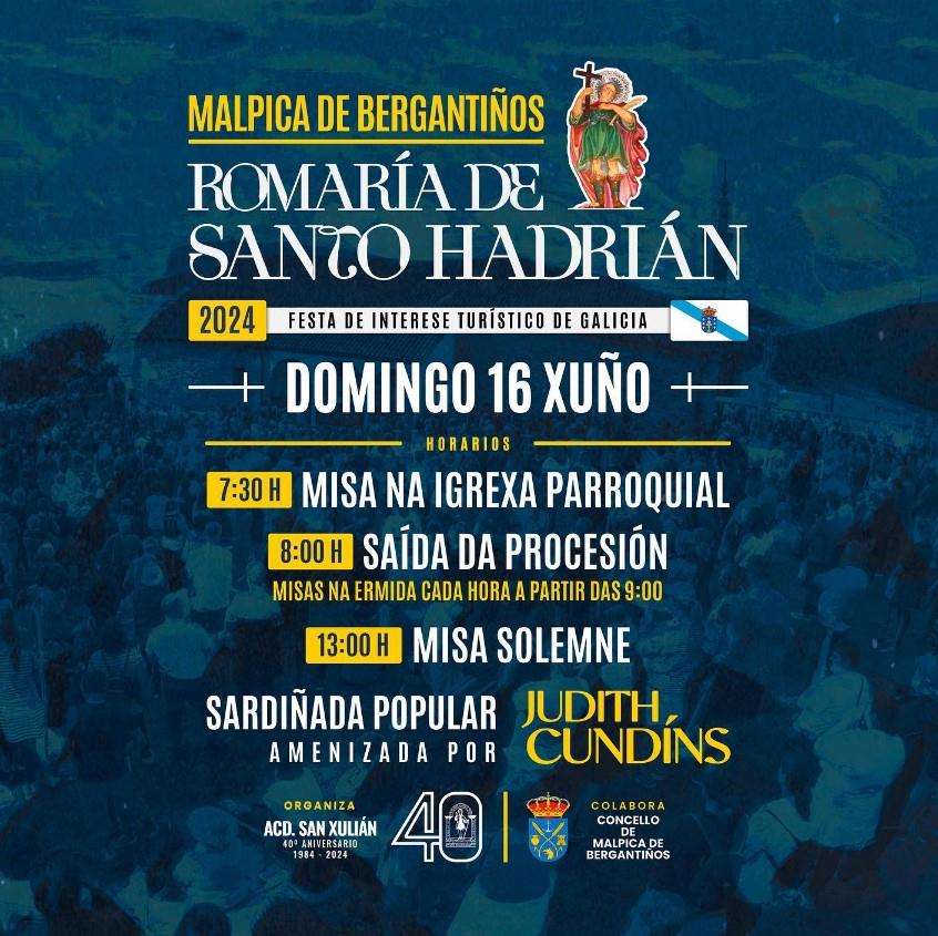 Festa de Santo Hadrián en Malpica de Bergantiños