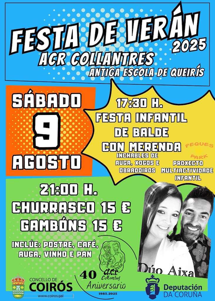 Festa de Verán da ACR Collantres en Coirós