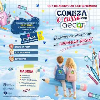 Fechas, información, programa, cartel, imágenes, mapa y ubicación de Festa de Volta ao Cole (2026) en Ordes