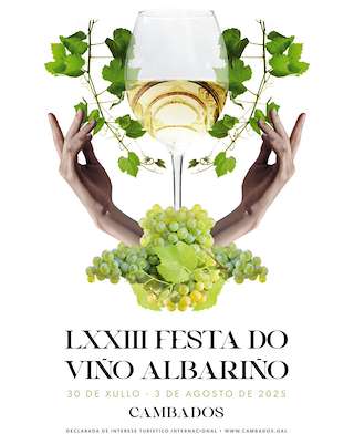 Fechas, información, programa, cartel, imágenes, mapa y ubicación de LXXIII Festa do Albariño  en  Cambados