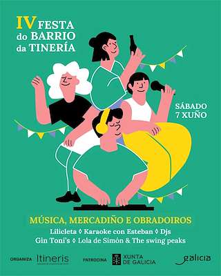 Fechas, información, programa, cartel, imágenes, mapa y ubicación de IV Festa do Barrio da Tinería  en  Lugo