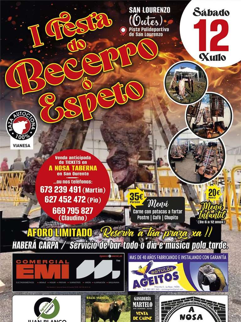 I Festa do Becerro ó Espeto  (2025) en Outes