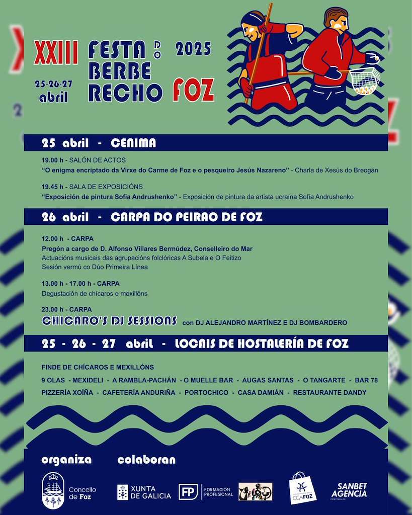 XXIII Festa do Berberecho (2025) en Foz