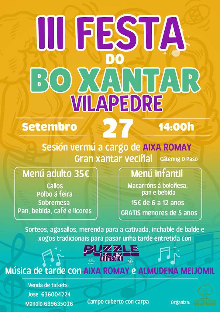 III Festa do Bo Xantar de Vilapedre en Vilalba
