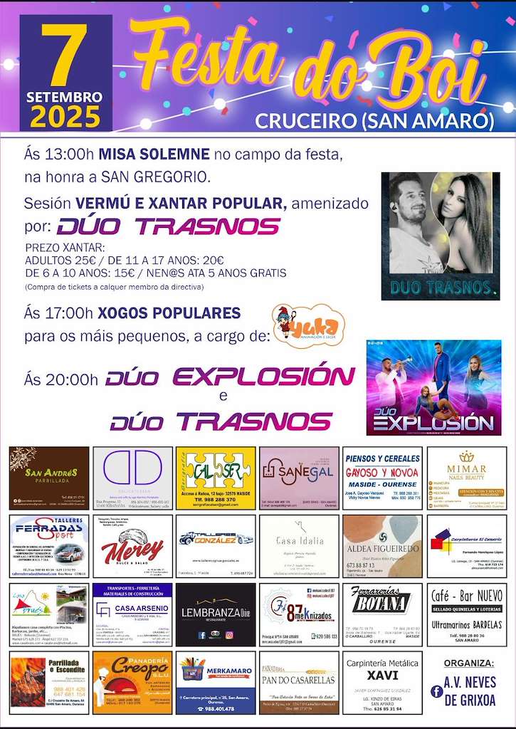 Festa do Boi de Cruceiro en San Amaro