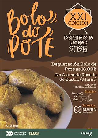 Fechas, información, programa, cartel, imágenes, mapa y ubicación de XXI Festa do Bolo do Pote  en  Marín
