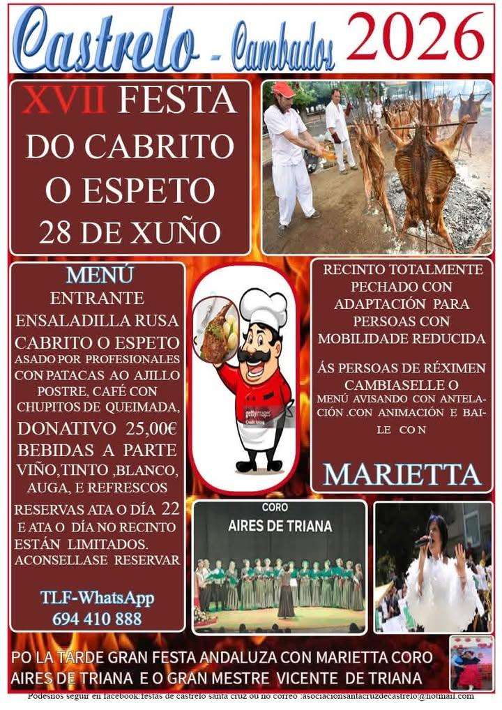 Festa do Cabrito o Espeto de Castrelo en Cambados