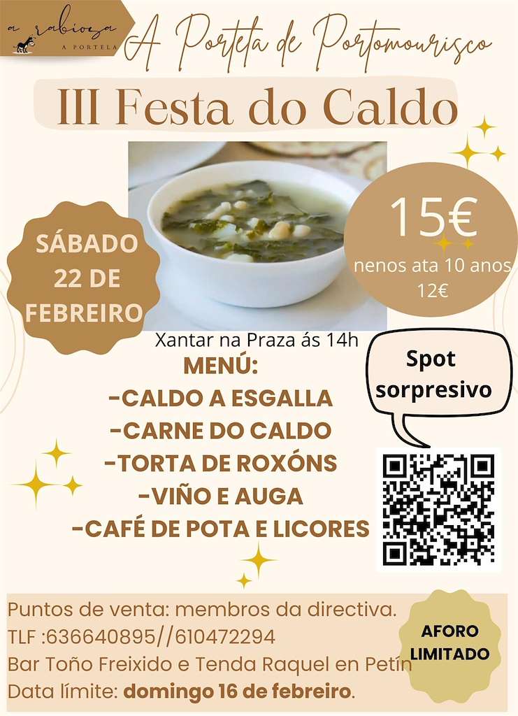 III Festa do Caldo da Portela en Petín