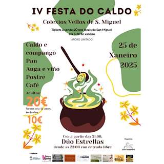 Fechas, información, programa, cartel, imágenes, mapa y ubicación de IV Festa do Caldo de San Miguel  en  Barreiros