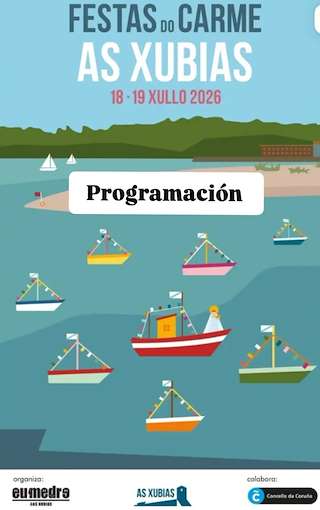 Fechas, información, programa, cartel, imágenes, mapa y ubicación de Festa do Carme de As Xuvias (2026)  en  A Coruña