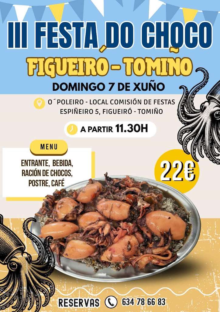 III Festa do Choco de Figueiró (2026) en Tomiño