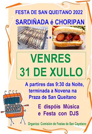 Fechas, información, programa, cartel, imágenes, mapa y ubicación de Festa do Choripán e Sardiñada (2026)  en  A Guarda