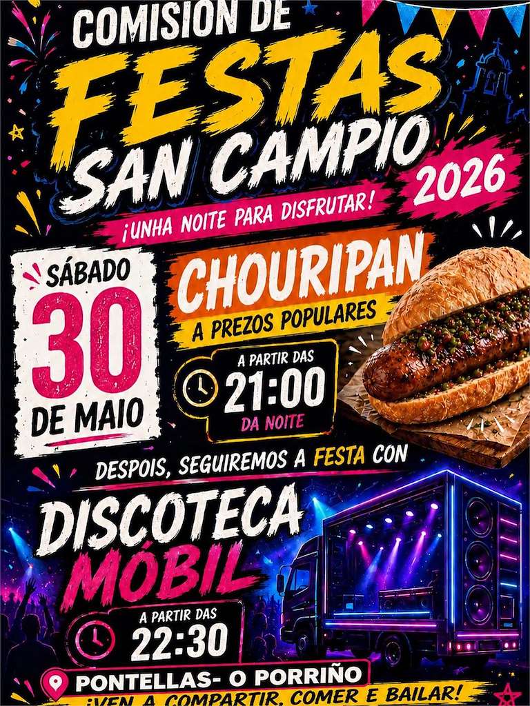 Festa do Chouripan de Pontellas (2026) en O Porriño
