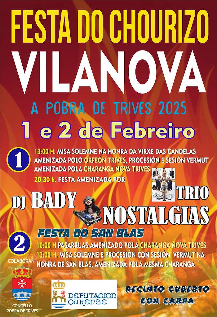 Festa do Chourizo de Vilanova en A Pobra de Trives