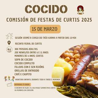 Fechas, información, programa, cartel, imágenes, mapa y ubicación de Festa do Cocido  en  Curtis