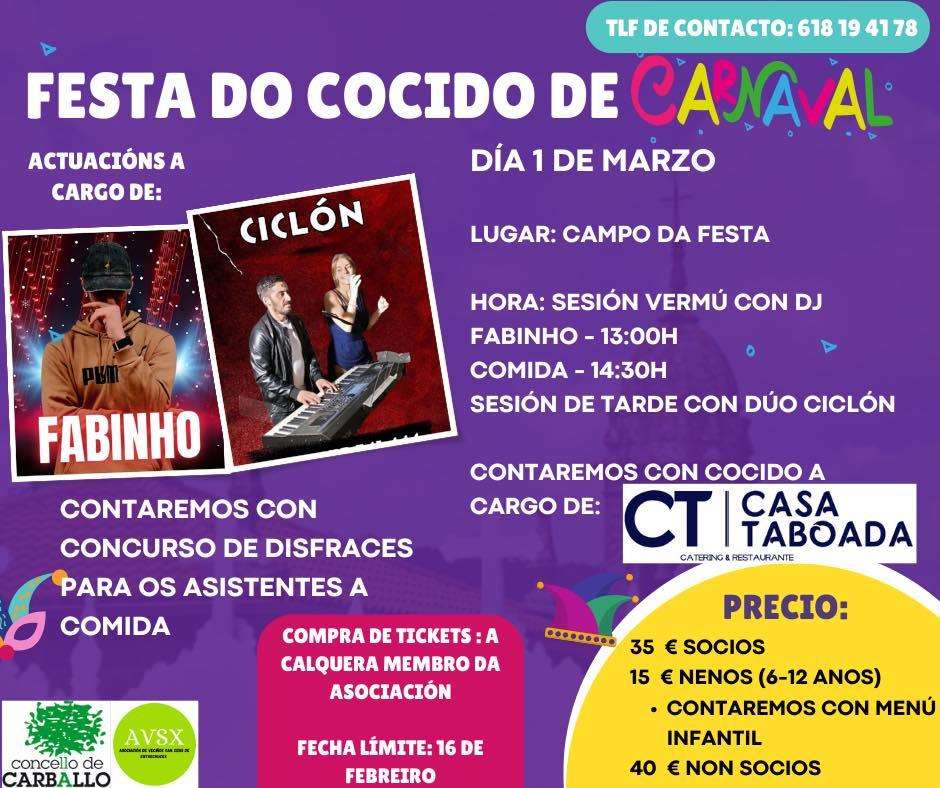 Festa do Cocido de Carnaval de Entrecruces en Carballo