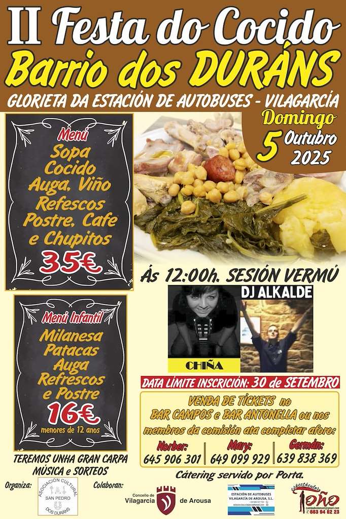 II Festa do Cocido de Os Duráns en Vilagarcía de Arousa