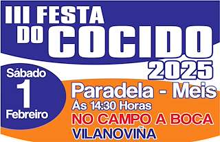 Fechas, información, programa, cartel, imágenes, mapa y ubicación de III Festa do Cocido de Paradela  en  Meis