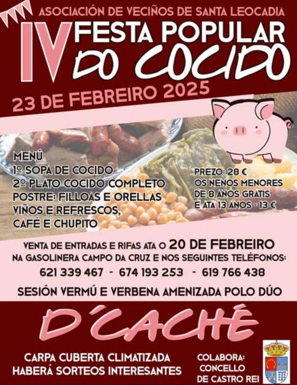 IV Festa do Cocido de Santa Leocadia en Castro de Rei