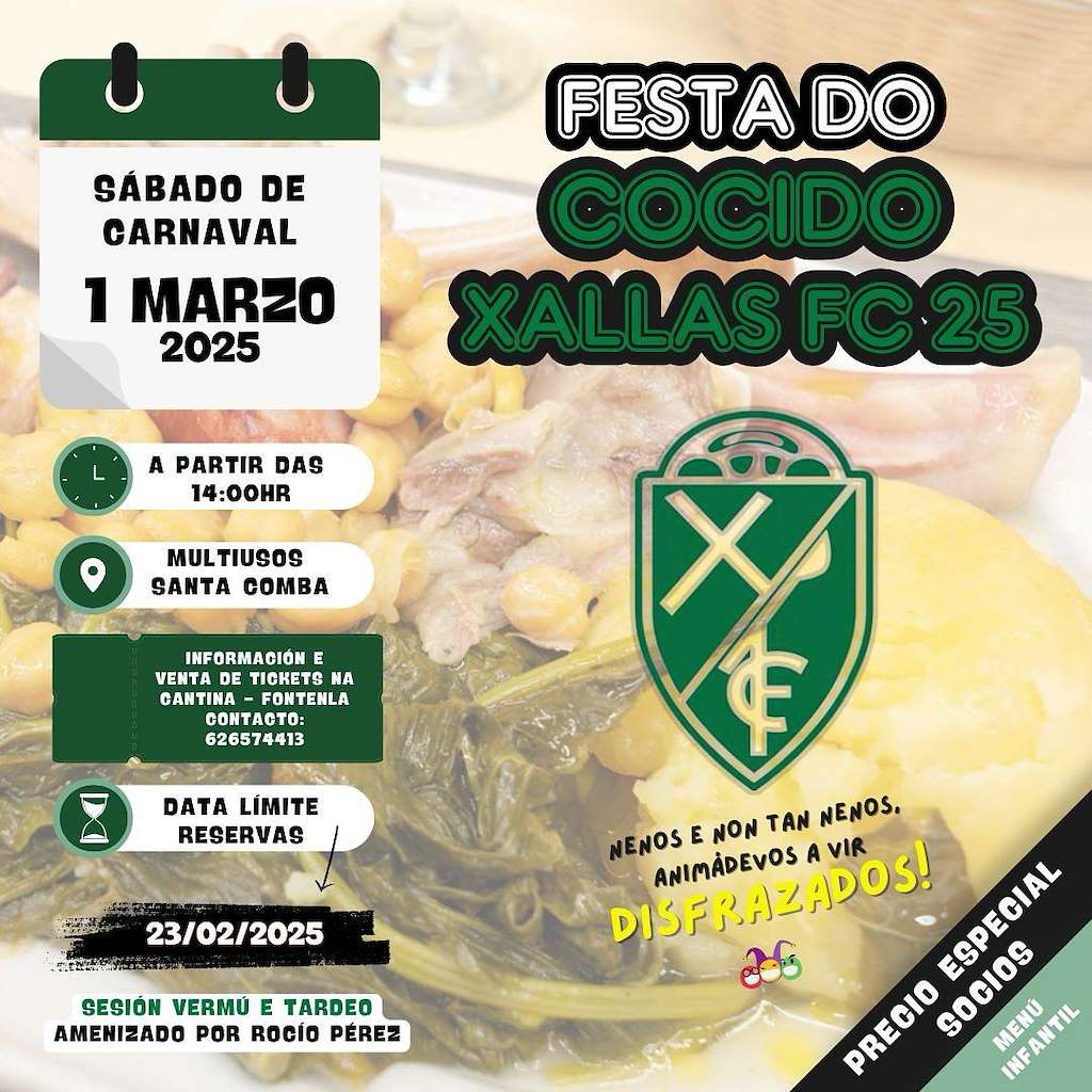 Festa do Cocido do Xallas FC en Santa Comba