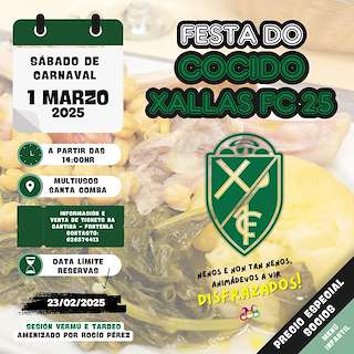 Fechas, información, programa, cartel, imágenes, mapa y ubicación de Festa do Cocido do Xallas FC  en  Santa Comba