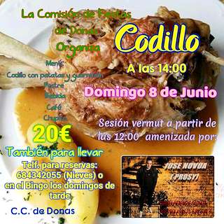 Fechas, información, programa, cartel, imágenes, mapa y ubicación de Festa do Codillo de Donas  en  Gondomar