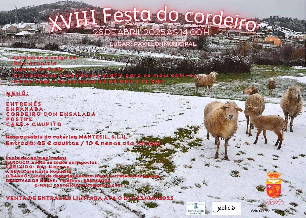 XVIII Festa do Cordeiro (2025) en Larouco