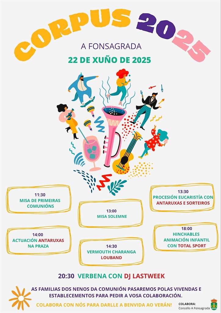 Festa do Corpus (2025) en A Fonsagrada