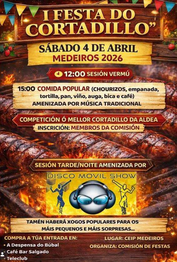 I Festa do Cortadillo de Medeiros en Monterrei