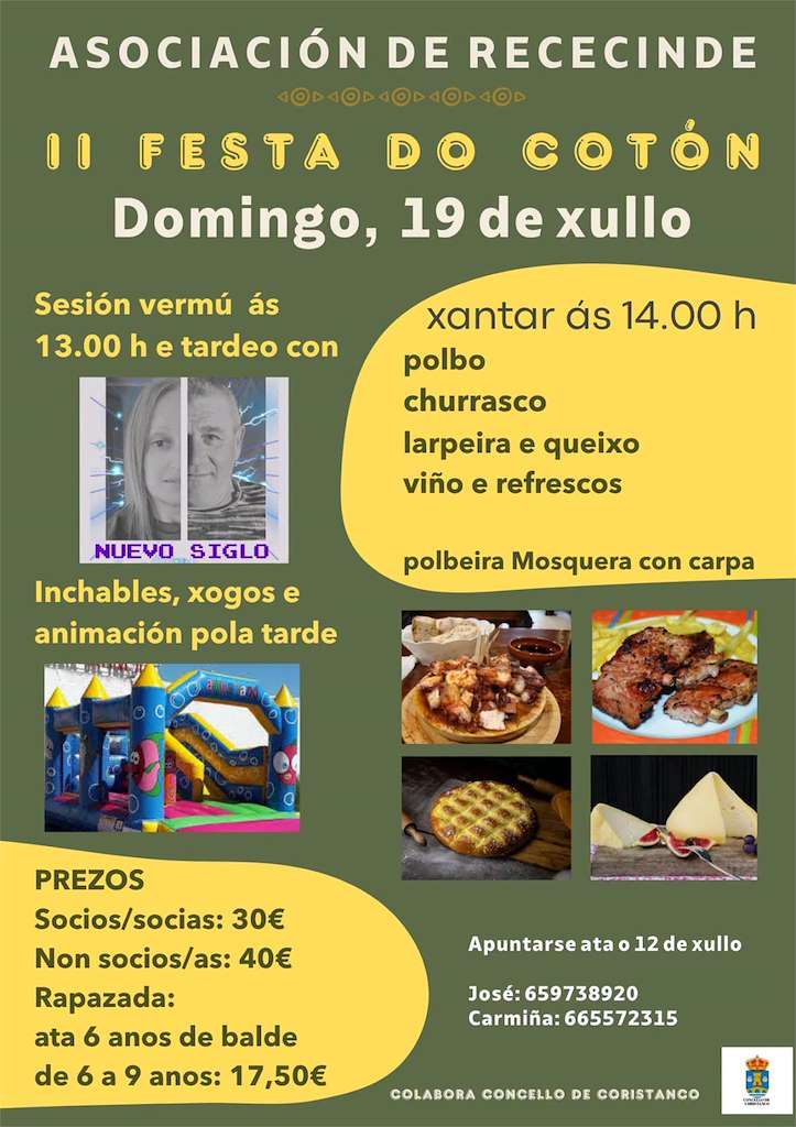 II Festa do Cotón (2026) en Coristanco