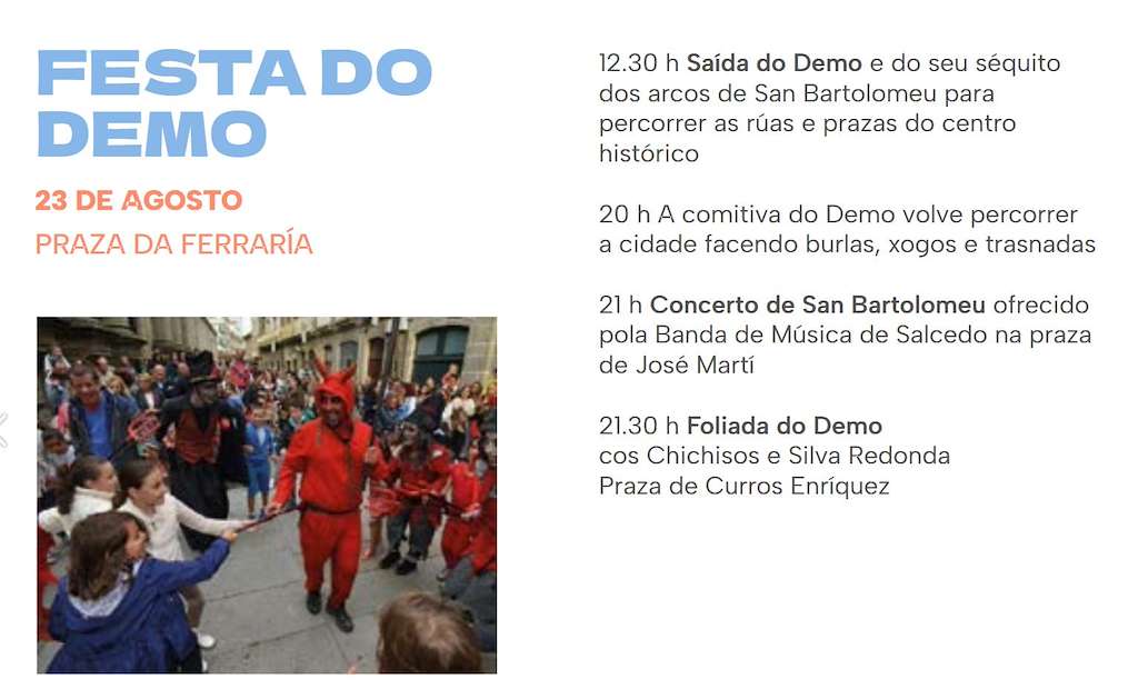 Festa do Demo en Pontevedra