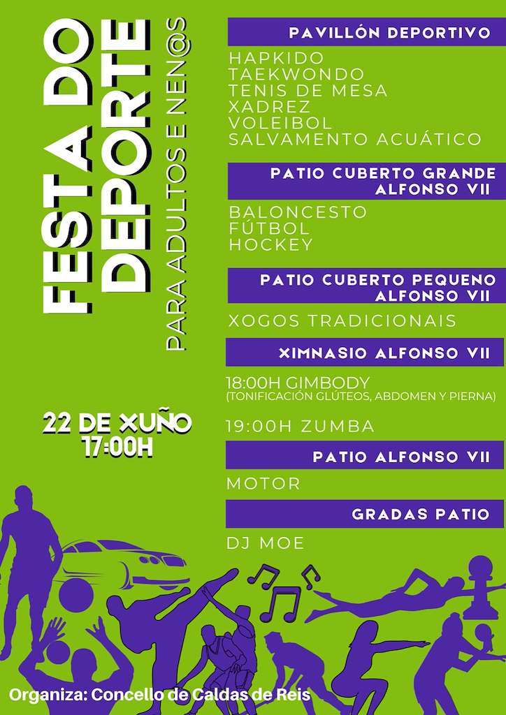 Fiestas En Caldas De Reis 2022 Festa do Deporte en Caldas de Reis