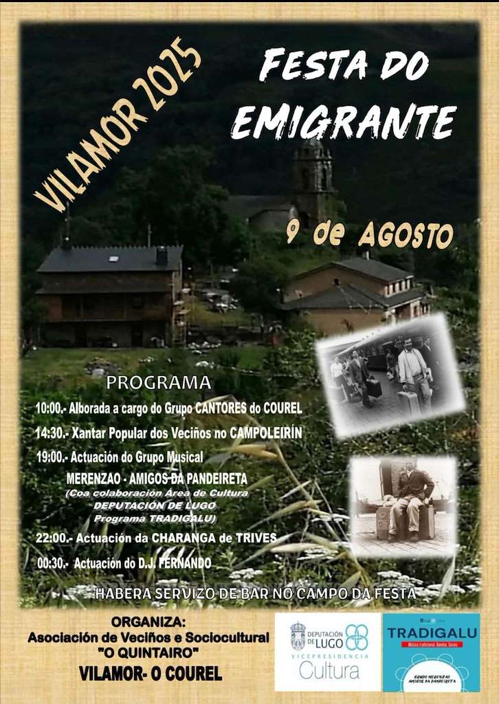 Festa do Emigrante de Vilamor (2025) en Folgoso do Courel