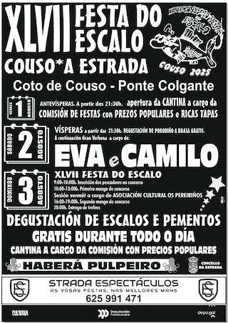 Fechas, información, programa, cartel, imágenes, mapa y ubicación de XLVII Festa do Escalo  en  A Estrada