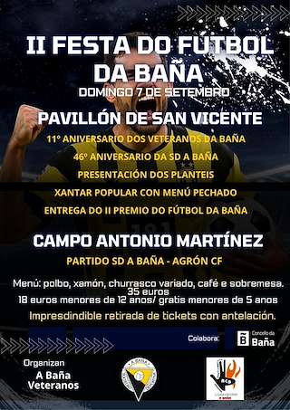 Fechas, información, programa, cartel, imágenes, mapa y ubicación de II Festa do Fútbol  en  A Baña