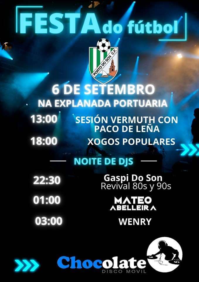 Festa do Fútbol en Porto do Son