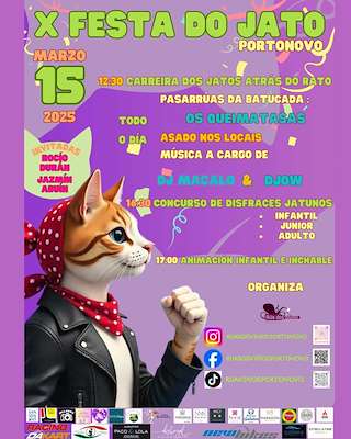 Fechas, información, programa, cartel, imágenes, mapa y ubicación de X Festa do Jato de Portonovo  en  Sanxenxo