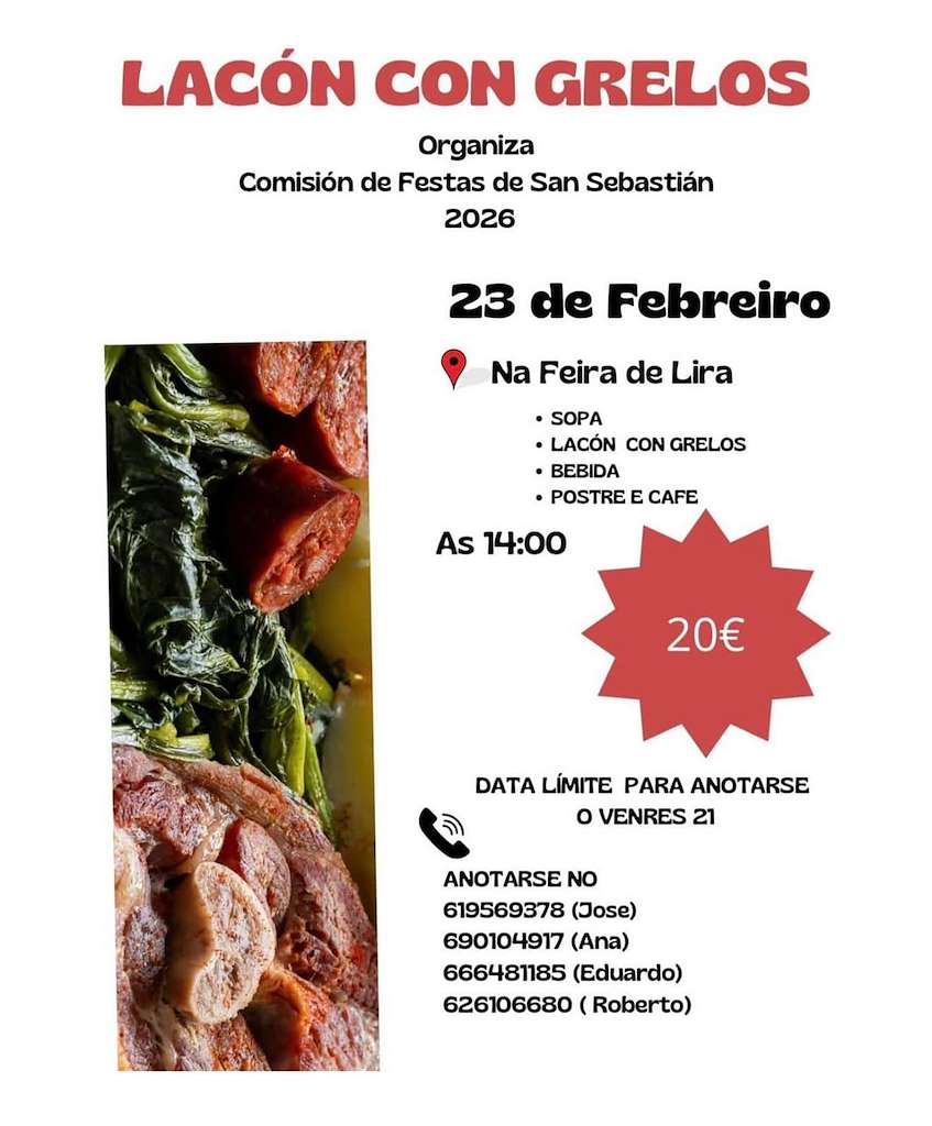 Festa do Lacón con Grelos de Lira en Salvaterra do Miño